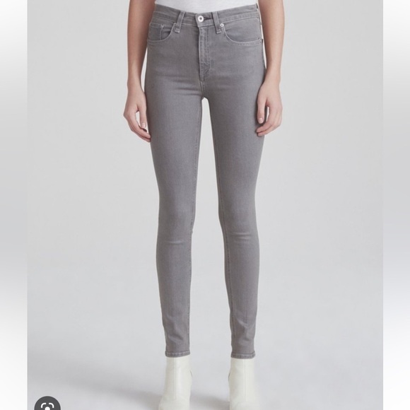 Rag & Bone grey high rise legging skinny‎ jeans Size 27 - Picture 1 of 9
